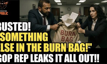 FBI BUSTED! “We Found Something Else In The Burn Bag!” GOP Rep Leaks All! 
